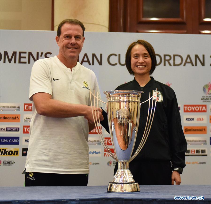 (SP)JORDAN-AMMAN-FOOTBALL-WOMEN'S ASIAN CUP-PRESS CONFERENCE