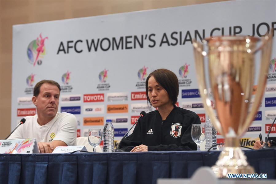 (SP)JORDAN-AMMAN-FOOTBALL-WOMEN'S ASIAN CUP-PRESS CONFERENCE