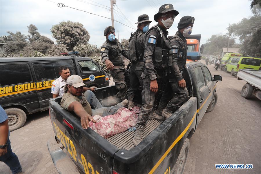 GUATEMALA-ESCUINTLA-VOLCANO-ERUPTION