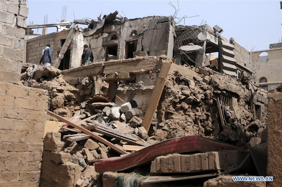 YEMEN-AMRAN-AIRSTRIKE