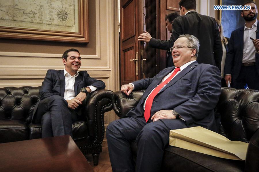 GREECE-ATHENS-PM-ALEXIS TSIPRAS-FOREIGN MINISTER-SWEARING IN