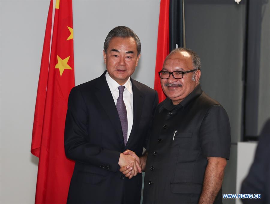 PAPUA NEW GUINEA-PORT MORESBY-WANG YI-VISIT