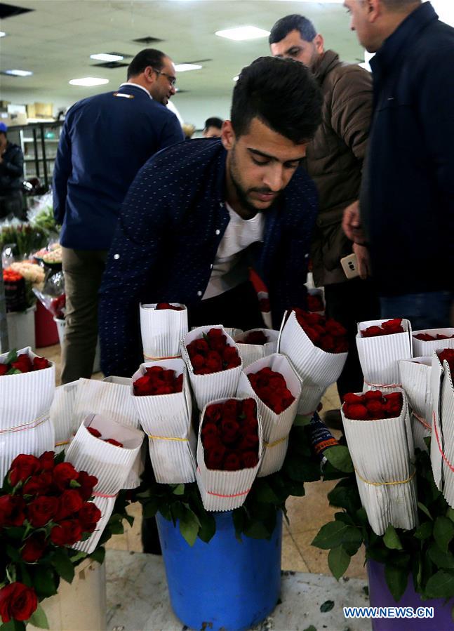 JORDAN-AMMAN-VALENTINE'S DAY-FLOWERS
