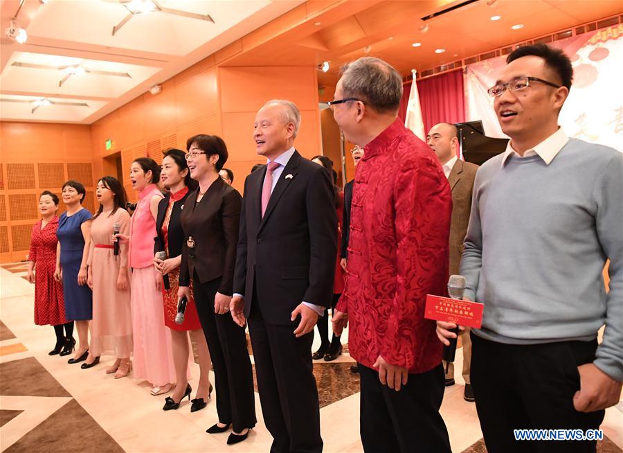 U.S.-WASHINGTON-CHINESE EMBASSY-LUNAR NEW YEAR-CELEBRATION