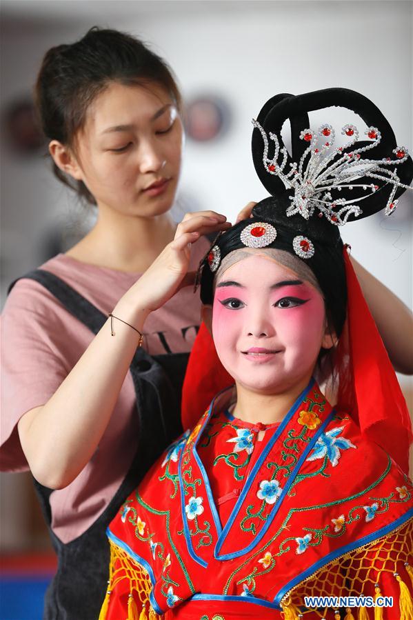 #CHINA-SHANDONG-QINGDAO-PEKING OPERA-INHERITING (CN)