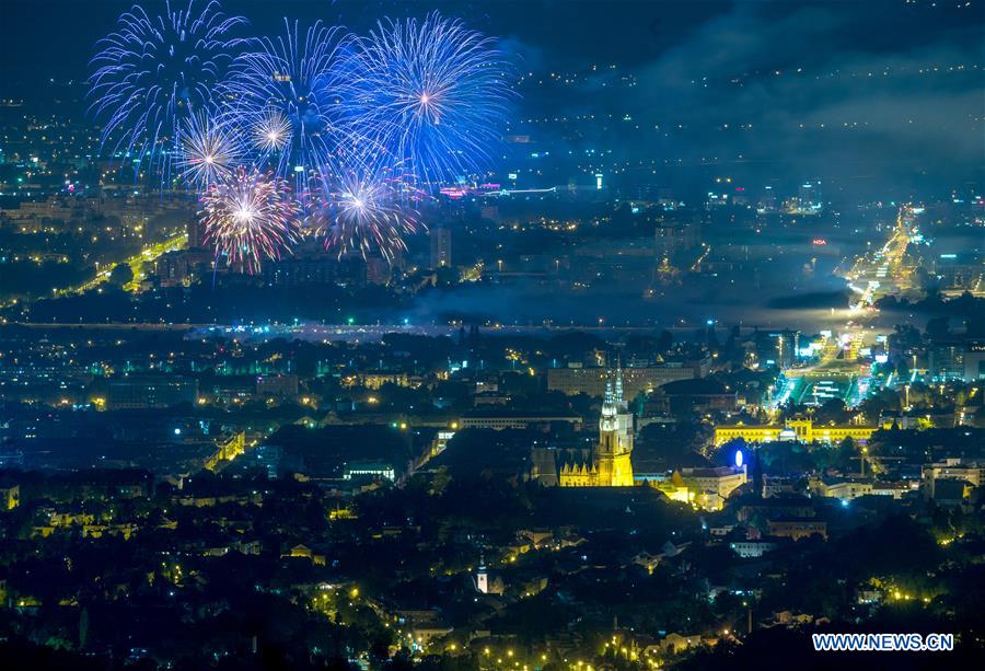 CROATIA-ZAGREB-FIREWORKS