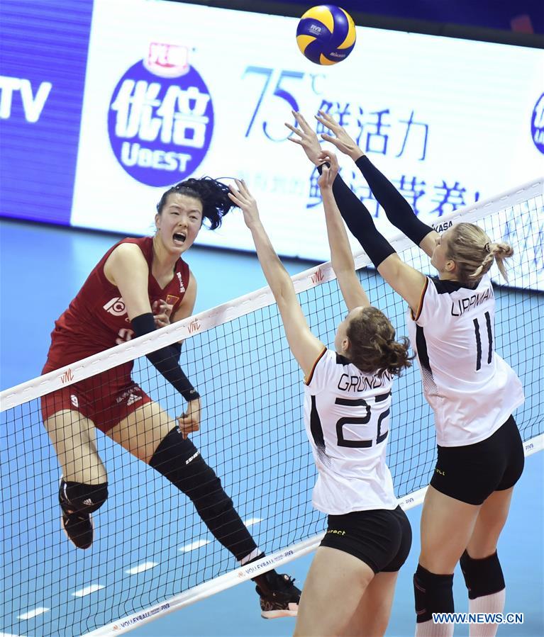(SP)CHINA-NINGBO-VOLLEYBALL-FIVB NATIONS LEAGUE-CHN VS GER (CN)