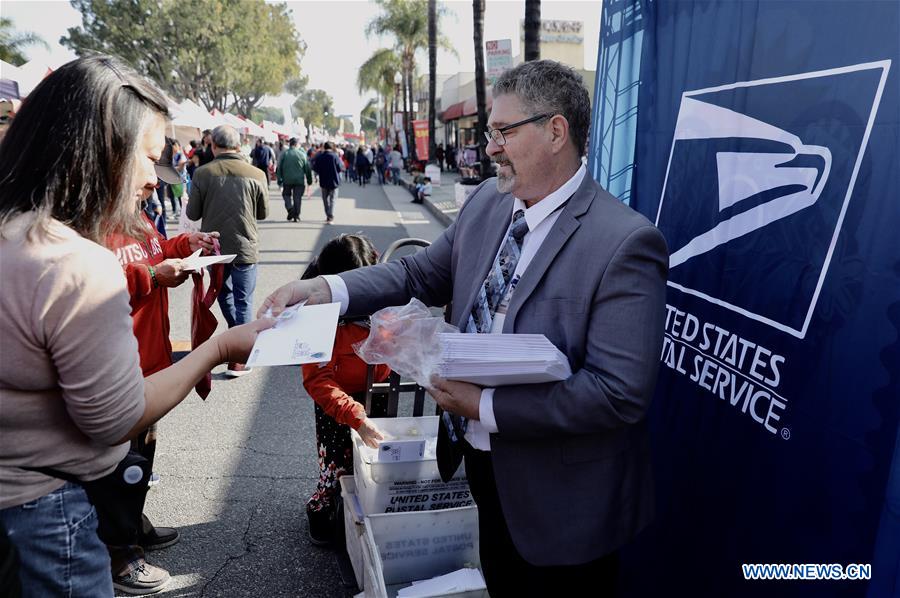 U.S.-LOS ANGELES-STAMPS-LUNAR NEW YEAR