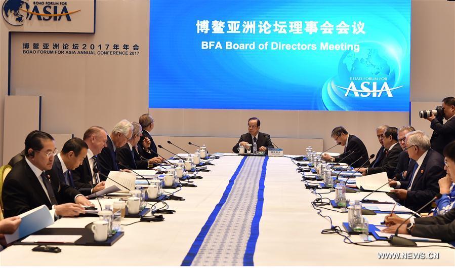 The Boao Forum for Asia Board of Directors Meeting is held in Boao, south China's Hainan Province, March 24, 2017. (Xinhua/Zhao Yingquan) The Boao Forum for Asia Board of Directors Meeting is held in Boao, south China's Hainan Province, March 24, 2017. (Xinhua/Zhao Yingquan)