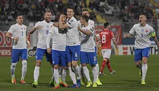 Slovakia beats Malta 3-1 in World Cup qualifier
