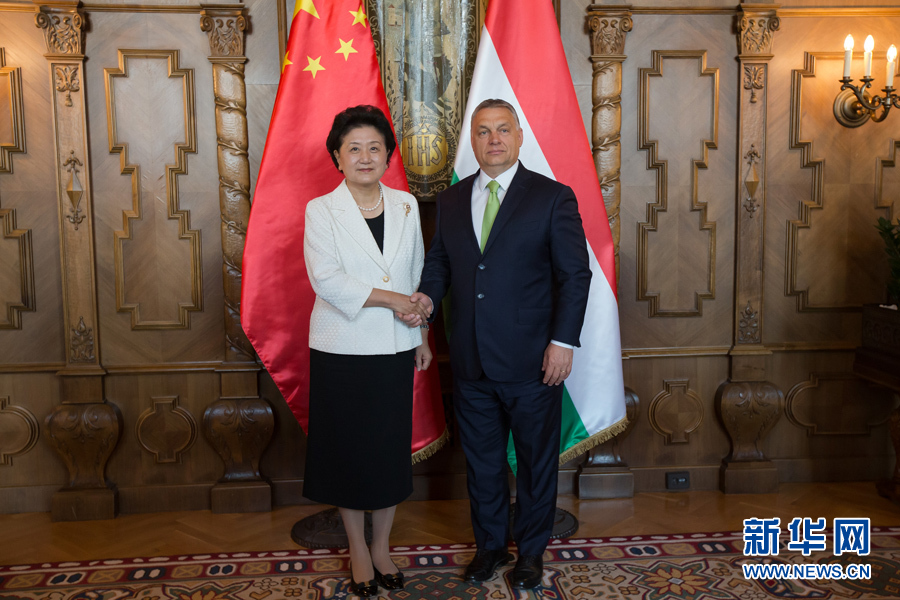 6月21日,國(guó)務(wù)院副總理劉延?xùn)|(左)在匈牙利布達(dá)佩斯國(guó)會(huì)大廈會(huì)見(jiàn)匈牙利總理歐爾班。 新華社發(fā)(弗爾季·奧蒂洛攝)  6月21日,國(guó)務(wù)院副總理劉延?xùn)|(左)在匈牙利布達(dá)佩斯國(guó)會(huì)大廈會(huì)見(jiàn)匈牙利總理歐爾班。 新華社發(fā)(弗爾季·奧蒂洛攝)