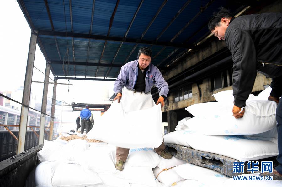 (新春走基層)(2)安徽:農(nóng)資“春運(yùn)”助春耕