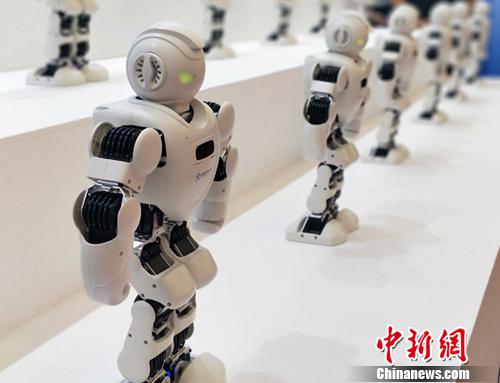 圖為機器人大會現場。姚露 攝