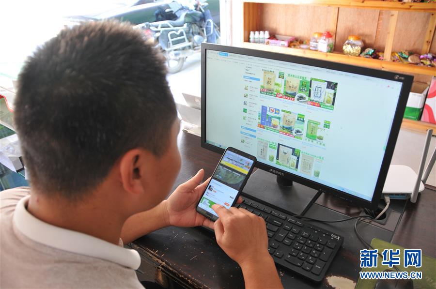 (在習近平新時代中國特色社會主義思想指引下——新時代新作為新篇章·總書記關心的百姓身邊事·圖文互動)(1)手機成為“新農具” 莊戶人變“新店家”——農村電商助力農民豐收