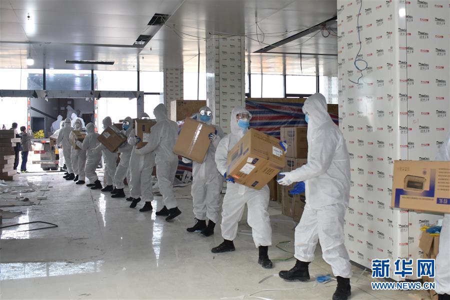 (聚焦疫情防控·圖文互動)(2)武警官兵全力奮戰疫情防控一線