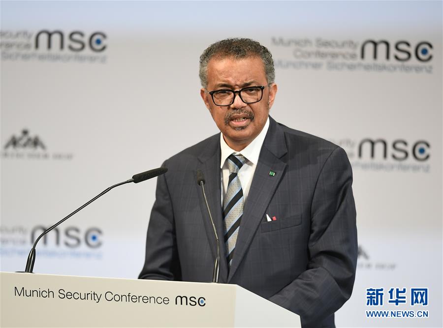 (國際)(2)世衛組織總干事:中國從源頭上控制新冠肺炎疫情的措施令人鼓舞