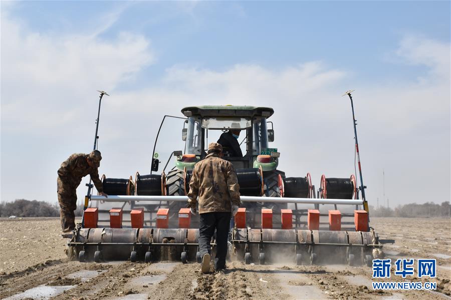 （抓好春耕備耕 穩住農業生產·圖文互動）（3）“智慧春耕”助力新疆春播