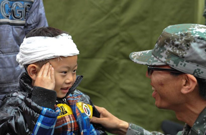 災難中，那些動人瞬間