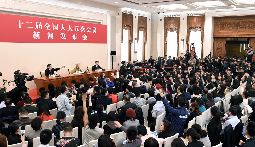回放:十二屆全國人大五次會議新聞發(fā)布會
