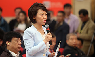 中央電視臺、中國國際電視臺記者提問