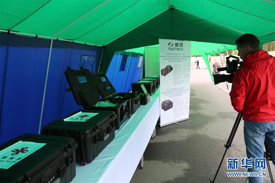 (國際)(1)中國向白俄羅斯援助一批海關檢測設備