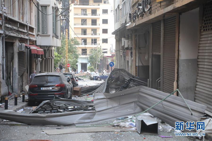 (國際)(2)黎巴嫩首都港口區(qū)發(fā)生爆炸 至少73人死亡3700人受傷