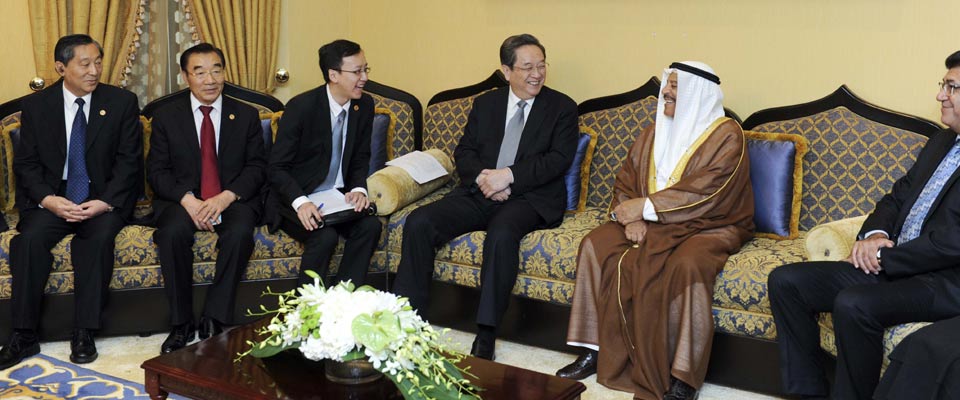 俞正聲與巴林協商會議主席阿里舉行會談