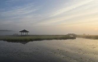 河北塞罕壩:秋晨美如畫