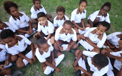 歡迎習主席！巴新兒童齊唱《茉莉花》