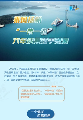 乘風揚帆！“一帶一路”六年成果超乎想象