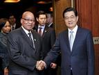 胡錦濤會見南非總統祖馬
