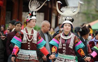 貴州凱里:蘆笙舞步鬧新春